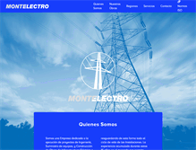 Tablet Screenshot of montelectro.com